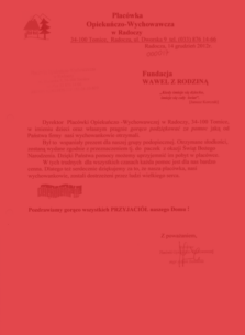 Placówka Opiekuńczo-Wychowawcza w Radoczy