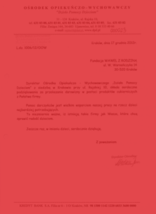 Ośrodek Opiekuńczo-Wychowawczy „Dzieło Pomocy Dzieciom”
